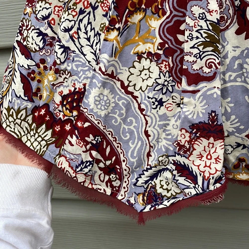 UO Paisley Print Babydoll Swing Dress